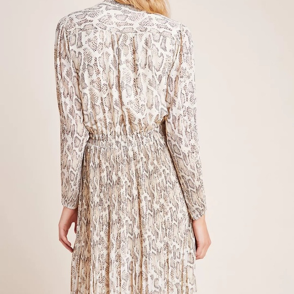 Anthropologie Snake-Print Midi Dress - Picture 8 of 12